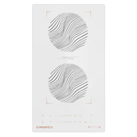 Индукционная варочная панель с объединением зон Bridge Induction MAUNFELD CVI292S2BF Белый