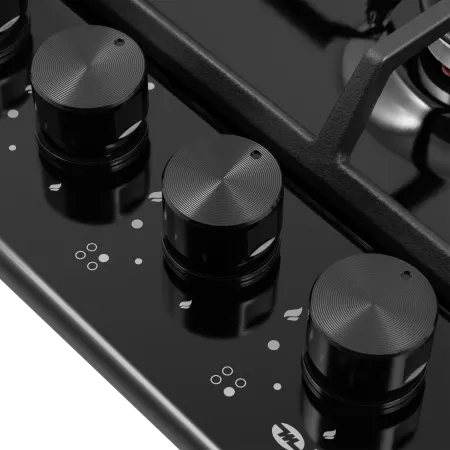 Газовая варочная панель MAUNFELD EGHE.64.63CB2/G Черный