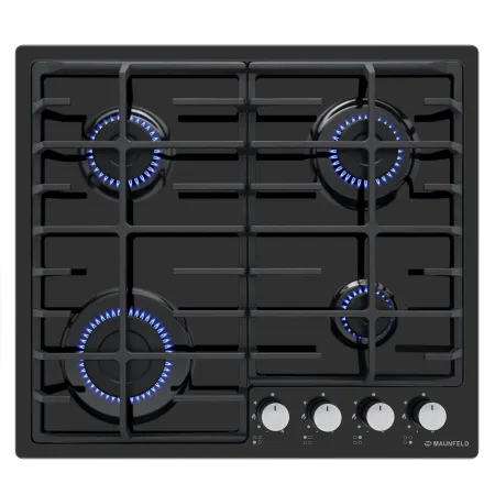 Газовая варочная панель MAUNFELD EGHE.64.6C Черный