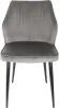 Стул для дома Бюрократ CH-K5_2 комплект 2шт т.серый Holland 18 металл черный на ножках (CH-K5_1/HL18_2)