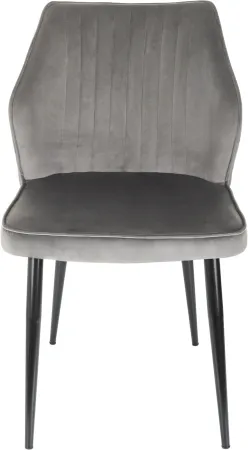 Стул для дома Бюрократ CH-K5_2 комплект 2шт т.серый Holland 18 металл черный на ножках (CH-K5_1/HL18_2)