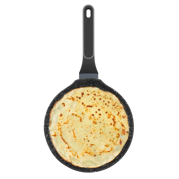 Сковорода блинная MAUNFELD FRIDA MCP24FA02DG из кованого алюминия, 24 см Графитовый