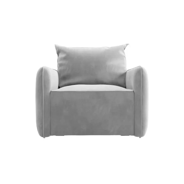 ПОРТЛЕНД Кресло светло-серое