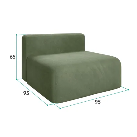 НОВЫЕ ЭМОЦИИ Модуль-кресло, зеленый