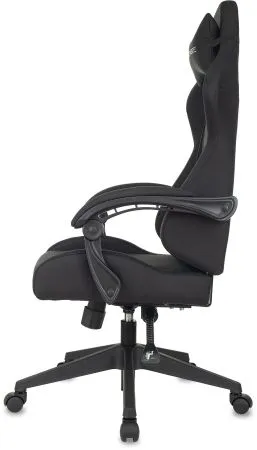 Кресло игровое Zombie Predator черный Neo Black с подголов. крестов. пластик