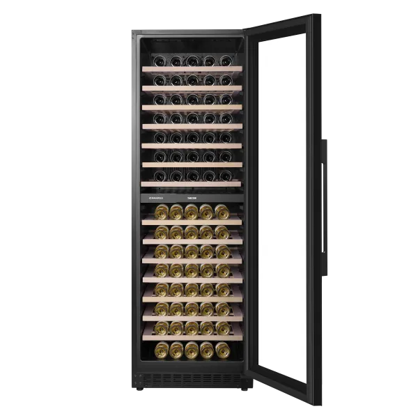 Винный шкаф встраиваемый MAUNFELD MBWC-415D171 Черный
