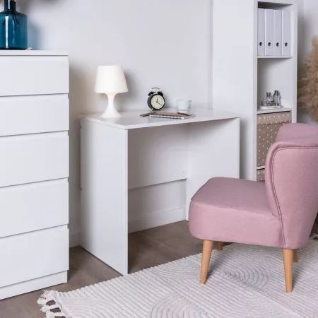 2.03.06.010.1 КАСТОР стол письменный 80х50 RU белый