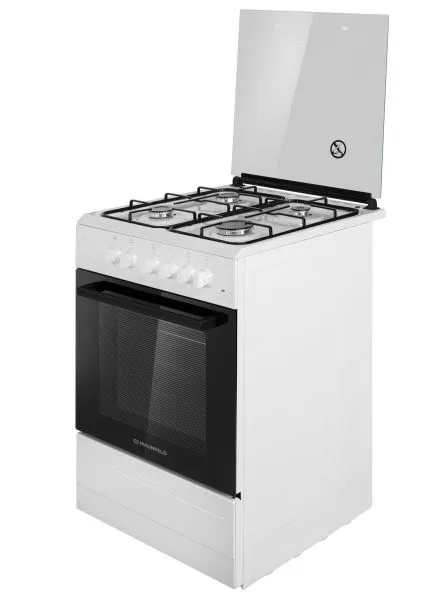 Газовая плита с электрической духовкой MAUNFELD MGC60EEW03 Белый