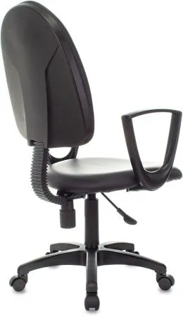 Кресло Бюрократ CH-1300N черный Престиж+ экокожа крестов. пластик