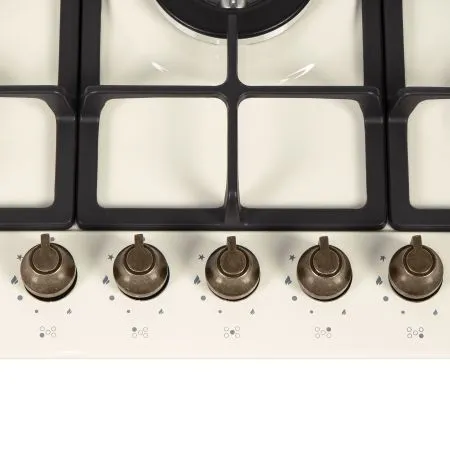 Газовая варочная панель MAUNFELD EGHE.75.33CBG2.R\G Бежевый