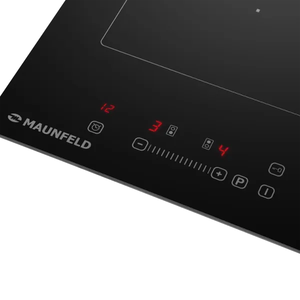 Индукционная варочная панель с объединением зон Bridge Induction MAUNFELD CVI292SBK Черный