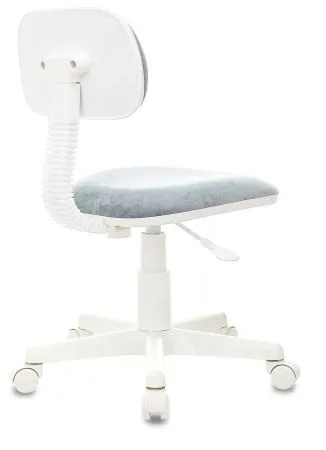 Кресло детское Бюрократ CH-W201NX серо-голубой Light-28 крестов. пластик белый пластик белый