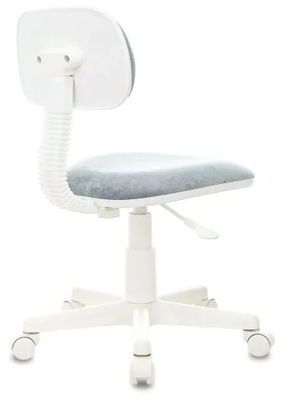 Кресло детское Бюрократ CH-W201NX серо-голубой Light-28 крестов. пластик белый пластик белый