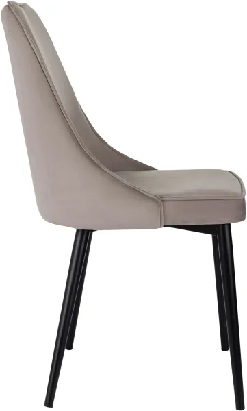 Стул для дома Бюрократ CH-K4 т.бежевый Holland 61 металл черный на ножках (CH-K4_1/HL61)