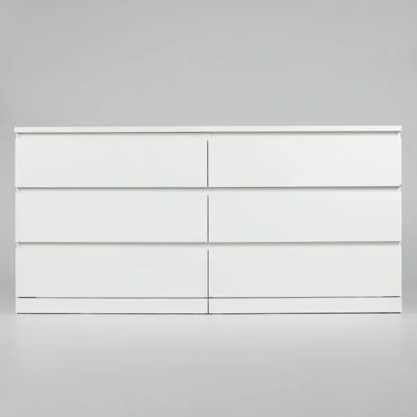 S00296 Варма 6Д комод 160х77х40, белый