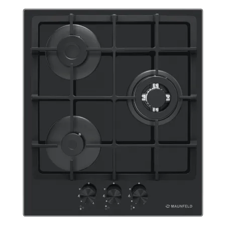 Газовая варочная панель MAUNFELD EGHG.43.33C Черный/черная фурнитура