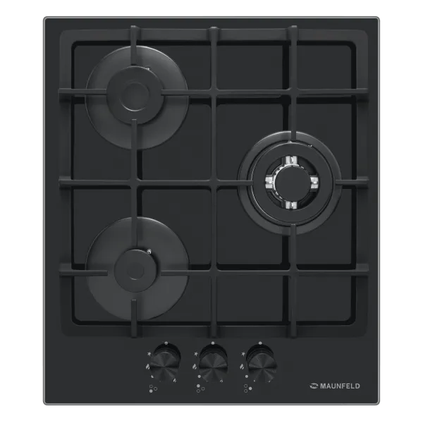 Газовая варочная панель MAUNFELD EGHG.43.33C Черный/черная фурнитура