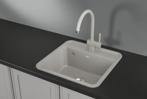 5001, БАЗАЛЬТ, кухонная мойка, СтандАРТ кварц