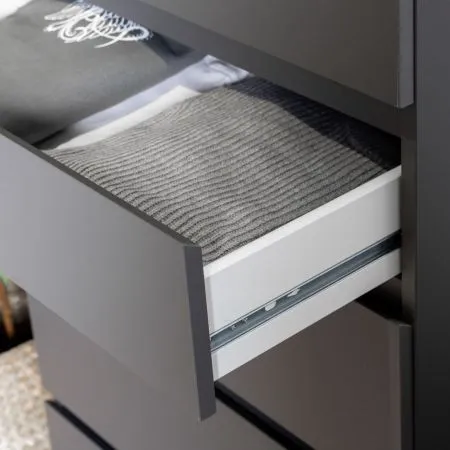 2.03.02.070.4 КАСТОР комод 5 ящиков RU серый