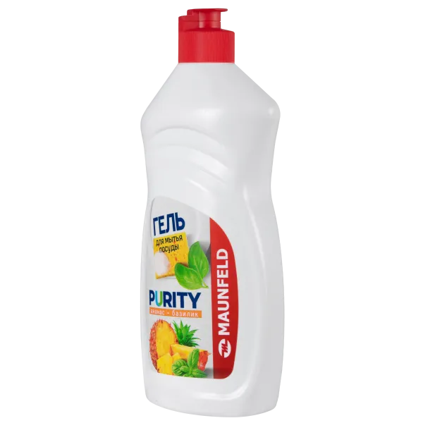 Гель для мытья посуды Maunfeld Purity Ананас и базилик 450г MDL450PF