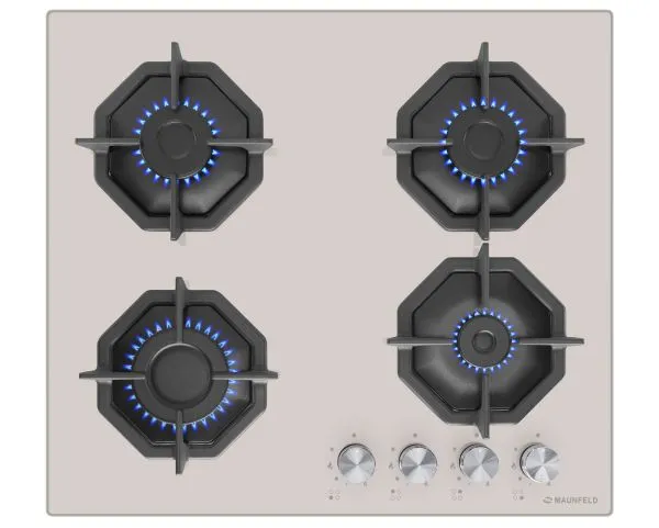 Газовая варочная панель MAUNFELD EGHG.64.2C Бежевый