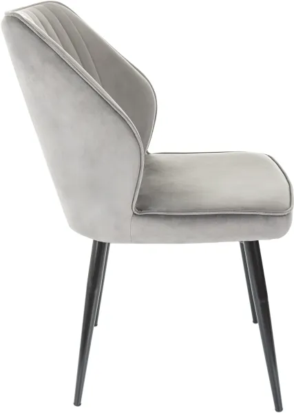 Стул для дома Бюрократ CH-K5_2 комплект 2шт т.серый Holland 18 металл черный на ножках (CH-K5_1/HL18_2)