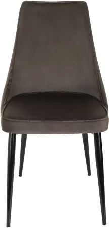 Стул для дома Бюрократ CH-K4_2 комплект 2шт коричневый Holland 74 металл черный на ножках (CH-K4_1/HL74_2)
