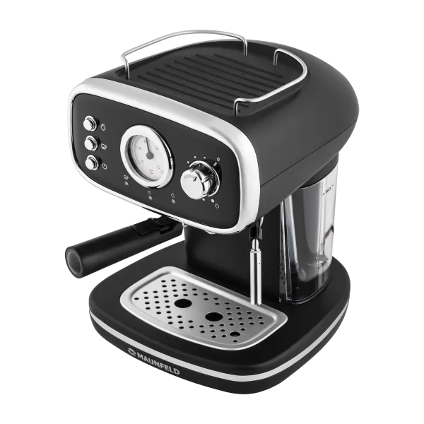 Кофемашина рожкового типа MAUNFELD MF-736BK Черный