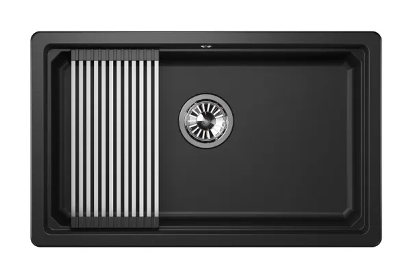 KS-7303U, АЛЮМИНИУМ, кухонная мойка, кварц