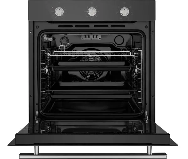 Шкаф духовой электрический MAUNFELD EOEF.766 Черная нержавеющая сталь