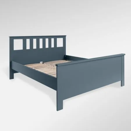 2.08.04.070.6 САГА кровать двойная 160х200 темно-бирюзовая
