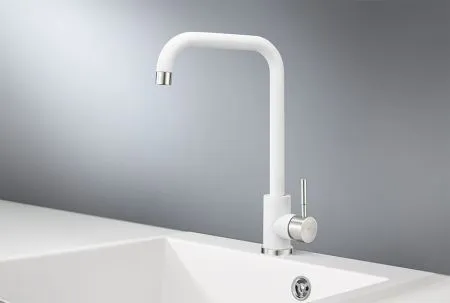 ST-4033, БЕЛЫЙ СМЕСИТЕЛЬ КУХОННЫЙ