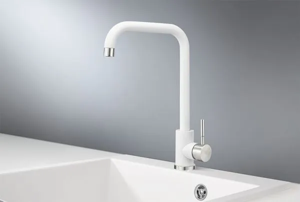 ST-4033, БЕЛЫЙ СМЕСИТЕЛЬ КУХОННЫЙ