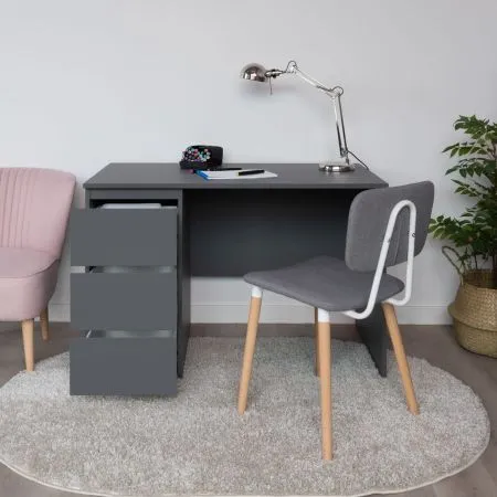 2.03.06.090.4 КАСТОР стол письменный 3 ящика 116х65 RU серый