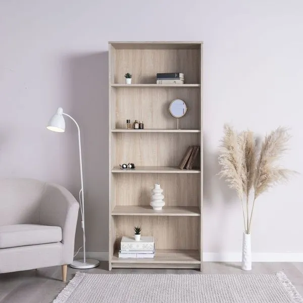 2.02.07.120.3 СИРИУС стеллаж 78х190 сонома RU