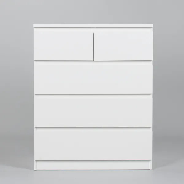 2.05.02.080.1 МАЛЬТА комод 3+2 ящика 80х99 белый RU