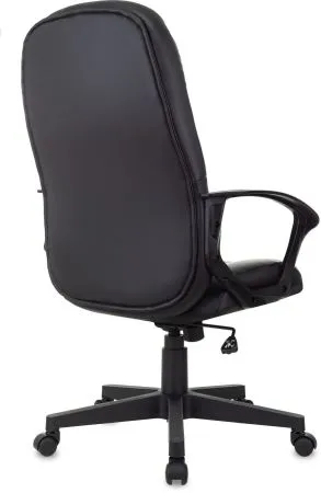 Кресло руководителя Бюрократ T-898 черный Leather Black экокожа крестов. пластик
