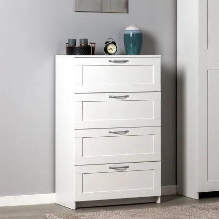 2.02.02.060.1 СИРИУС комод "4 ящика белый RU"