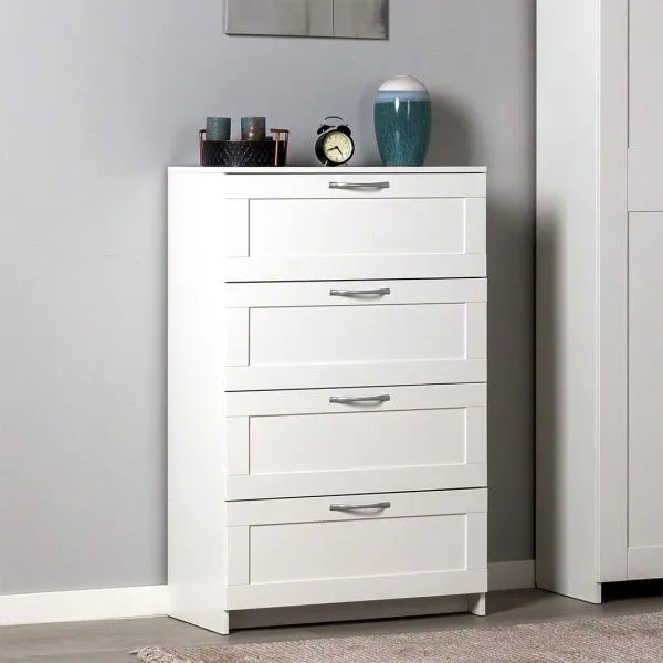 2.02.02.060.1 СИРИУС комод "4 ящика белый RU"