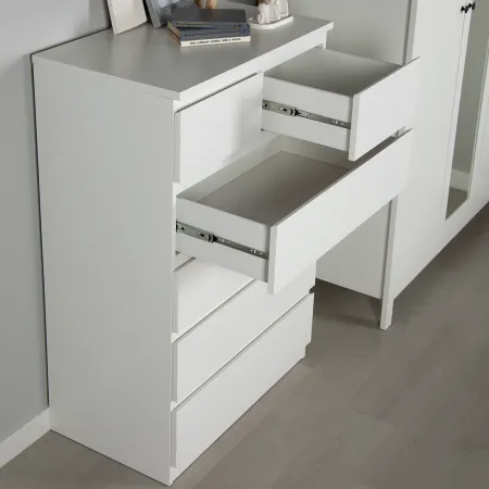 2.05.02.100.1 МАЛЬТА комод 4+2 ящика 80х121 белый RU