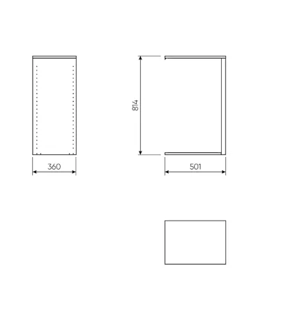2.06.15.280.1 МАКС секция разделительная 75-100х36 белая