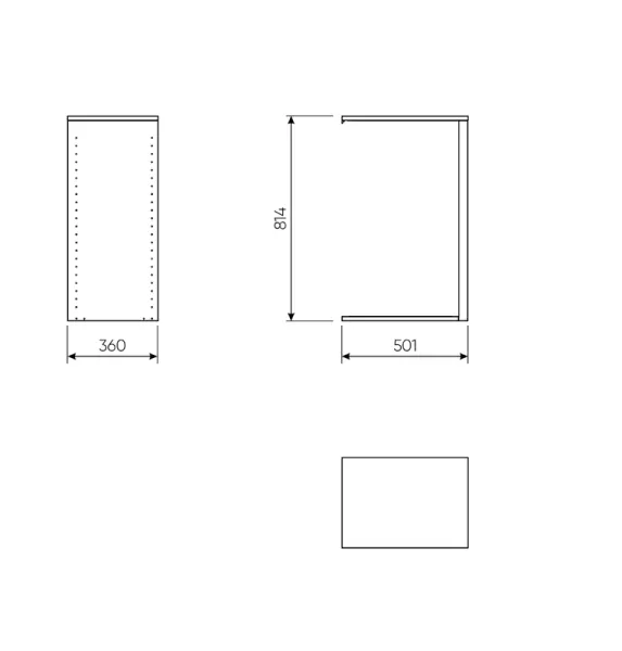 2.06.15.280.1 МАКС секция разделительная 75-100х36 белая