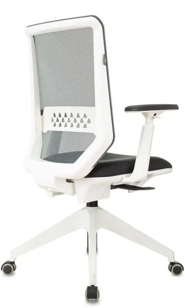 Кресло Бюрократ MC-W611NL серый TW-04 38-417 сетка/ткань крестов.4-луч. пластик пластик белый