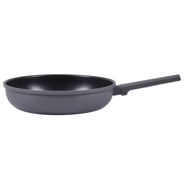 Сковорода глубокая MAUNFELD ASTRID MF24ASTR1DF из кованого алюминия, 24 см Серый