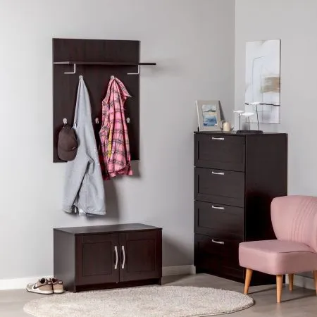 2.02.11.260.5 СИРИУС вешалка 78х100 Дуб Венге RU