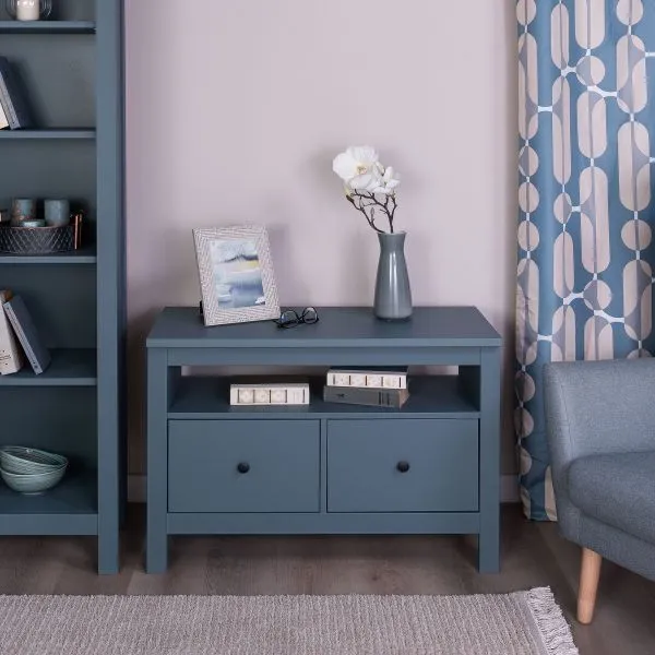 2.08.03.080.6 САГА тумба 2 ящика темно-бирюзовая RU