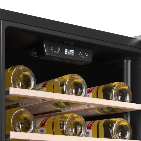 Винный шкаф MAUNFELD MFWC-124S56 Черный