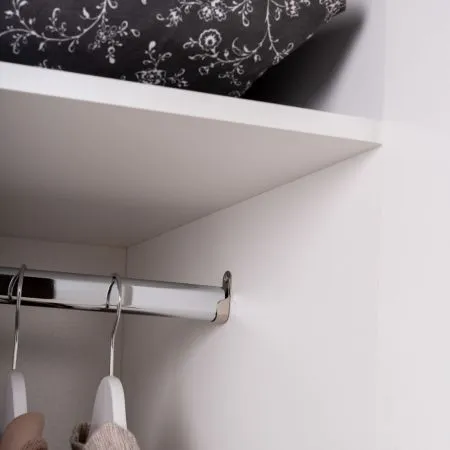 S01187 Варма Стор 80 шкаф распашной 222х80х57, белый