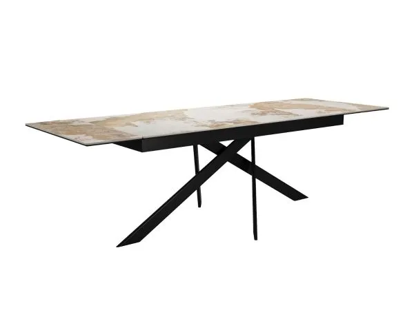 Стол DikLine EKX180, Керамика PANDORA глянец, опоры черные