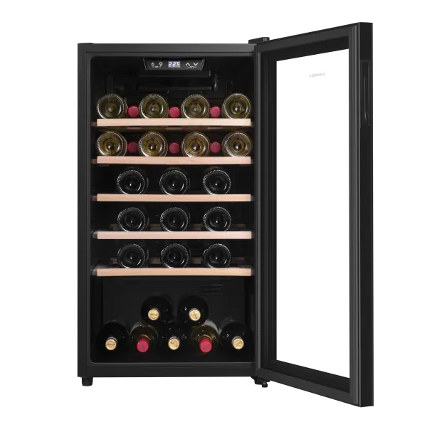 Винный шкаф MAUNFELD MFWC-124S56 Черный